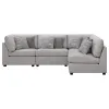 CoasterElevations 551511-S4B Cambria - 4 Piece Upholstered Modular Sectional Sofa - Gray
