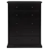 Coaster Fine Furniture 460595BLK Sumerlin - 6-Drawer Bedroom Chest Of Drawers - Black