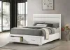 Coaster Fine Furniture 203510Q Felicity - Queen Storage Bed - White High Gloss