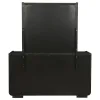 Coaster Fine Furniture 222493M Leandro - 8-Drawer Bedroom Dresser With Mirror - Burnished Black