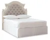 Ashley Furniture B743-87 Realyn - Full UPH Panel Headboard - Chipped White