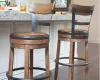 Ashley Furniture D542-130 Ashley Furniture D542-130 Pinnadel - Tall UPH Swivel Barstool - Light Brown