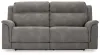 Ashley Furniture 5930147 Next-Gen Durapella - 2 Seat Power Reclining Sofa Adj Hdrest - Slate