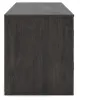 Ashley Furniture W3789-68 Ashley Furniture W3789-68 Cayboni - LG TV Stand With Fireplace Option - Black