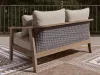 Ashley Furniture PCP428-835 Harmony Headlands - Loveseat With Cushion - Natural / Gray