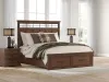 Ashley Furniture B849B4 Taffenbrook - King Panel Storage Bed - Medium Brown