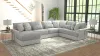 Jackson Furniture Industries 3480/75/30/72-18 Jackson Furniture Industries 3480/75/30/72-18 Titan - 3 Piece Sectional With Comfort Coil Seating And 9 Included Accent Pillows (Left Side Facing Chaise) - Moonstruck
