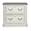 Liberty Furniture 244-HO146 Magnolia Manor - Jr Executive Media Lateral File - Antique White