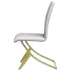 CoasterEssence 105171 Carmelia - Upholstered Dining Side Chairs (Set of 4) - White