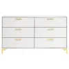CoasterEveryday 224403 Kendall - 6-Drawer Dresser - White