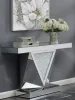 CoasterElevations 722509 Amore - Mirrored Acrylic Entryway Sofa Console Table - Silver