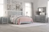 New Classic 00-3365G-15N New Classic 00-3365G-15N Huxley - 6/6 Eastern King 5 Piece Bedroom Set (Bed & Dresser & Mirror & 2 Nightstands) - Gray