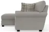 Jackson Furniture Industries 3345/75/42-26 Jackson Furniture Industries 3345/75/42-26 Livingston - 2 Piece Sofa Chaise With Comfort Coil Seating And 6 Accent Pillows Included (LSF Chaise) - Linen