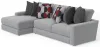 Jackson Furniture Industries 4045/73/75-28 Jackson Furniture Industries 4045/73/75-28 Arlo - 2 Piece Oversized Sofa Chaise (LSF Chaise) - Oyster