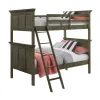 Intercon SM-BR-4660TT-GRY-C San Mateo Youth - Twin Over Twin Bunk Bed - Gray
