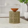 Coaster Fine Furniture 931148 Torres - Octagonal Solid Mango Wood Side Table - Natural Brown