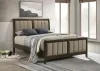 Coaster Fine Furniture 224421Q Wilkes - Upholstered Queen Bed - Dark Cocoa