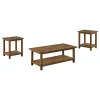 Coaster Fine Furniture 710548-S3A Payne - 3 Piece Coffee And End Table Set - Distressed Brown