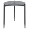 Coaster Fine Furniture 710168-S2 Rosalie - 2 Piece Round Coffee And End Table Set - Gray