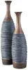 Ashley Furniture A2000388 Blayze - Vase Set (Set of 2) - Antique Gray / Brown