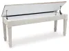 Ashley Furniture D394-00 Skempton - Storage Bench - White