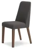 Ashley Furniture D615-02 Lyncott - Dining Uph Side Chair (Set of 2) - Charcoal / Brown