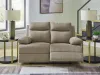 Ashley Furniture PC9140586 Side-Swipe - Reclining Loveseat - Mocha