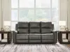 Ashley Furniture PCU1200015 Bleckley - Power Reclining Sofa With Adjustable Headrest - Anchor