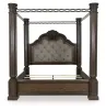 Ashley Furniture B947B11 Ashley Furniture B947B11 Maylee - California King Canopy Bed - Dark Brown