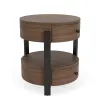 Riverside Furniture 46409 Nova - End Table - Nouveau Walnut