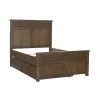 Samuel Lawrence Furniture S918-YBR-K10 Cambridge - Twin Panel Bed with Trundle - Brown