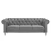 New Classic UKD13-30-GRYC Emma Crystal - Sofa - Gray