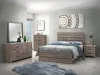 CoasterEveryday 207041Q-S5 Brantford - 5 Piece Queen Bedroom Set - Barrel Oak