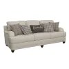 CoasterElevations 511094 Glenn - Upholstered English Arm Sofa - Light Gray