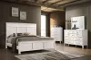 New Classic 00-677W-14C New Classic 00-677W-14C Andover - 6/6 Eastern King 4 Piece Bedroom Set (Bed & Dresser & Mirror & Chest) - White