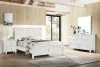 New Classic 02-044W-24N New Classic 02-044W-24N Tamarack - Western King 4 Piece Bedroom Set (Bed, Dresser, Mirror, Nighstand) - White