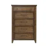 Liberty Furniture 930-BR41 Carolina Park - 5 Drawer Chest - Amber Brown
