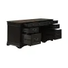 Liberty Furniture 532-HO-JEC Meritage - Jr Executive Credenza - Aged Charcoal