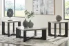 Ashley Furniture T251-13 Sharstorm - Occasional Table Set (Set of 3) - Two-tone Gray
