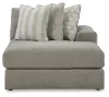 Ashley Furniture 58103S14 Ashley Furniture 58103S14 Avaliyah - 4-Piece Sectional With Raf Corner Chaise - Ash