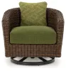 Ashley Furniture P572-821 Horizon Hall - Swivel Lounge With Cushion - Brown / Green