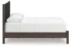 Ashley Furniture PCB2614B24 Pamytta - Queen Upholstered Panel Bed - Brown