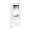 Samuel Lawrence Furniture S458-445 Bella White - Kids 2-Drawer Shelved Wardrobe - White