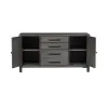 Liberty Furniture 406-HO120 Modern Farmhouse - Credenza - Dusty Charcoal