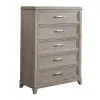 Liberty Furniture 902-BR-CKUBDMCN Liberty Furniture 902-BR-CKUBDMCN Belmar - 5 Piece Bedroom Set (California King Upholstered Bed, Dresser & Mirror, Chest, Nightstand) - Washed Taupe