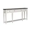 Liberty Furniture 417-AT72 Allyson Park - Hall Table - Wirebrushed White / Charcoal