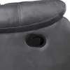 New Classic U2505-30-DGY Morello - Sofa With Dual Recliner - Gray