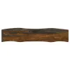 CoasterEssence 193863 Neve - Live Edge Wood Dining Bench Hairpin Legs - Gray Sheesham