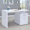 CoasterEveryday 800110 Irving - 2-Drawer Office Computer Desk - White