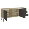Coaster Fine Furniture 950352 Maeve - 2 Door Engineered Wood Cabinet - Antique Pine And Gray